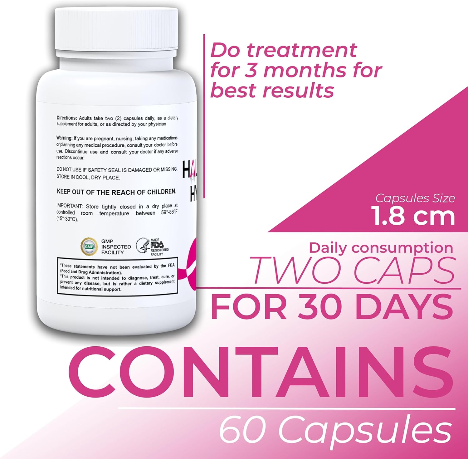 Cólageno Hidrolizado - Pastillas De Colágeno - Piel, Arrugas Y Antienvejecimiento – Fortalecimiento Del Cabello Y Uñas – Dolor En Articulaciones – Collagen Hydrolized Plus Vitamin C 1000 Mg 60 Cap : Health & Household