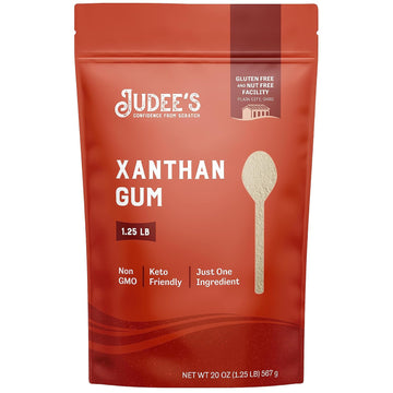 Judee'S Xanthan Gum - 20 Oz - Baking Supplies - Delicious And 100% Gluten-Free - Great For Keto Syrups, Soups, And Sauces - Enhances Texture And Thickens Dough And Baked Goods