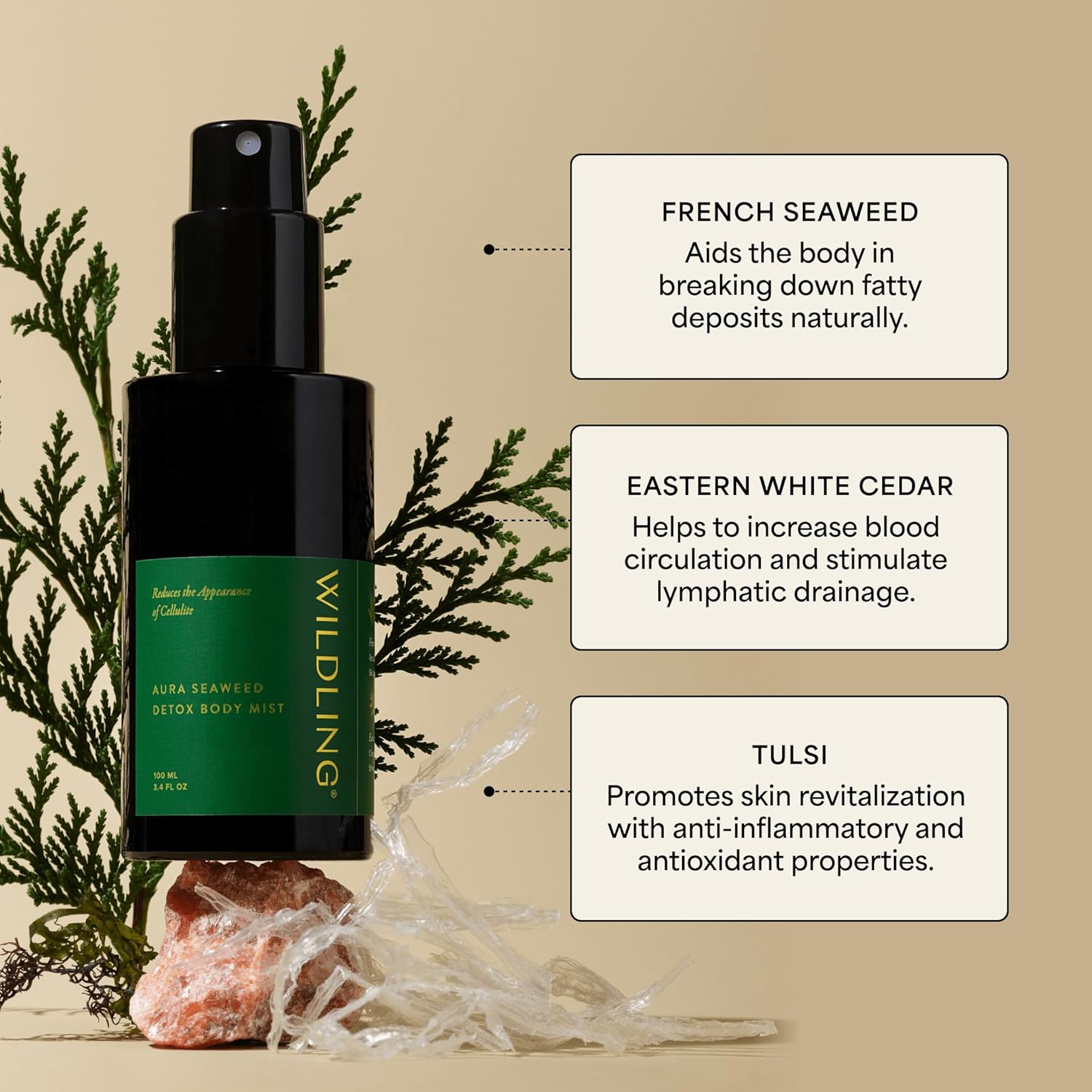 Wildling Aura Rose Pepper Toning Body Oil I Hydrate, Smooth, Tone+Tights Skin W/ Wild Rose Pepper, Mastic+Organic Helichrysum I Cellulite Smoothing,Lymphatic Drainage And Blood Circulation Improvement : Beauty & Personal Care