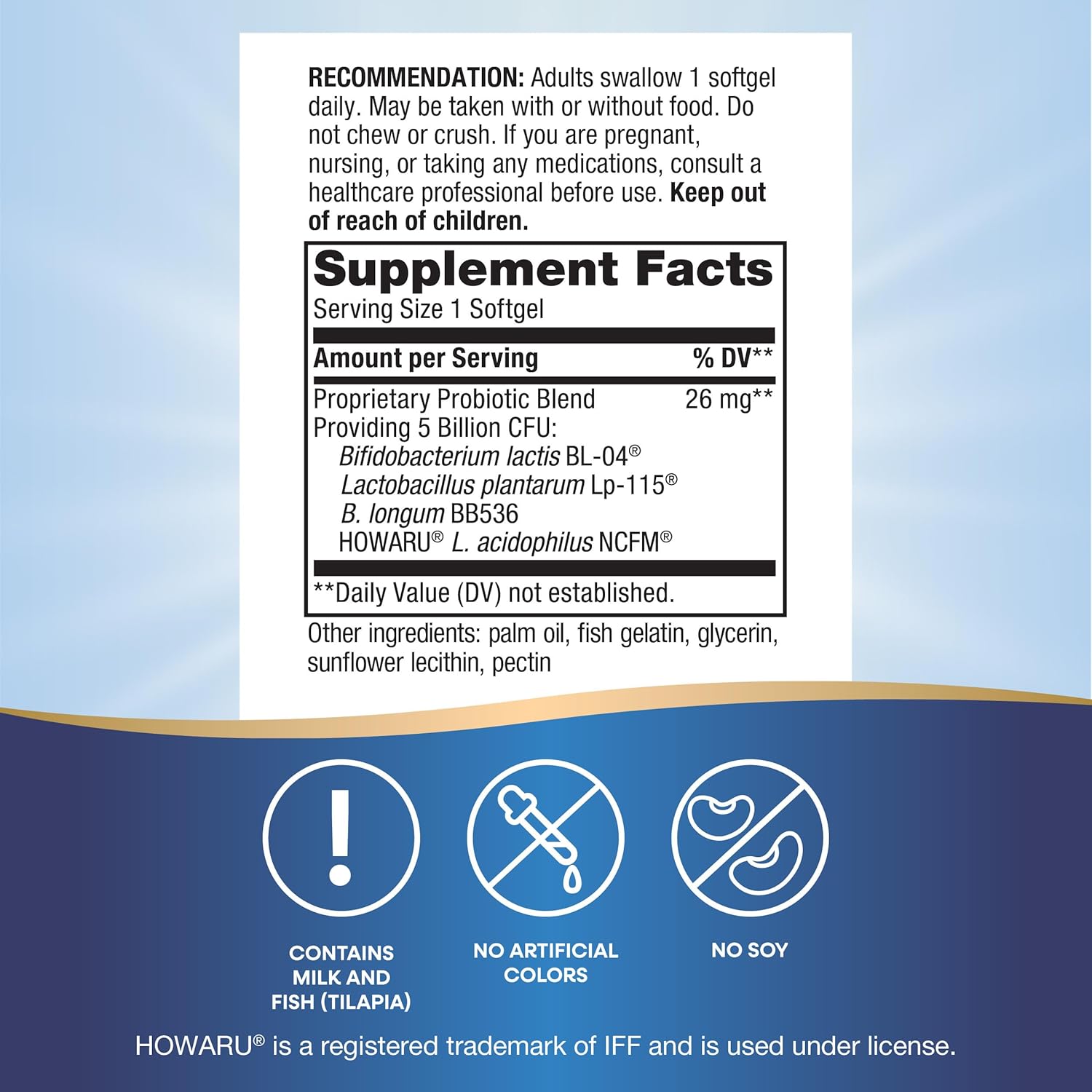 Nature's Way Max Potency Probiotic Pearls for Men and Women, Supports Digestive, Immune, Colon Health*, 5 Billion Live Cultures, No Refrigeration Required, 30 Softgels (Packaging May Vary) : Health & Household