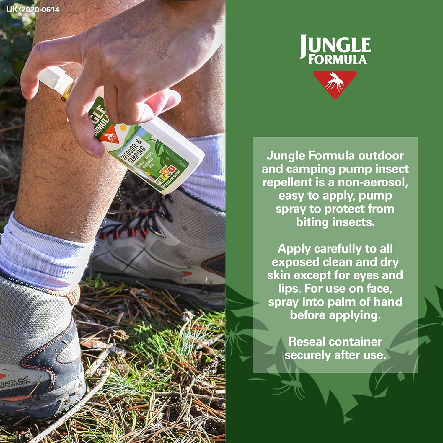 Jungle Formula Outdoor & Camping Insect Repellent Spray, 90 ml 3927175 : Amazon.co.uk: Health & Personal Care