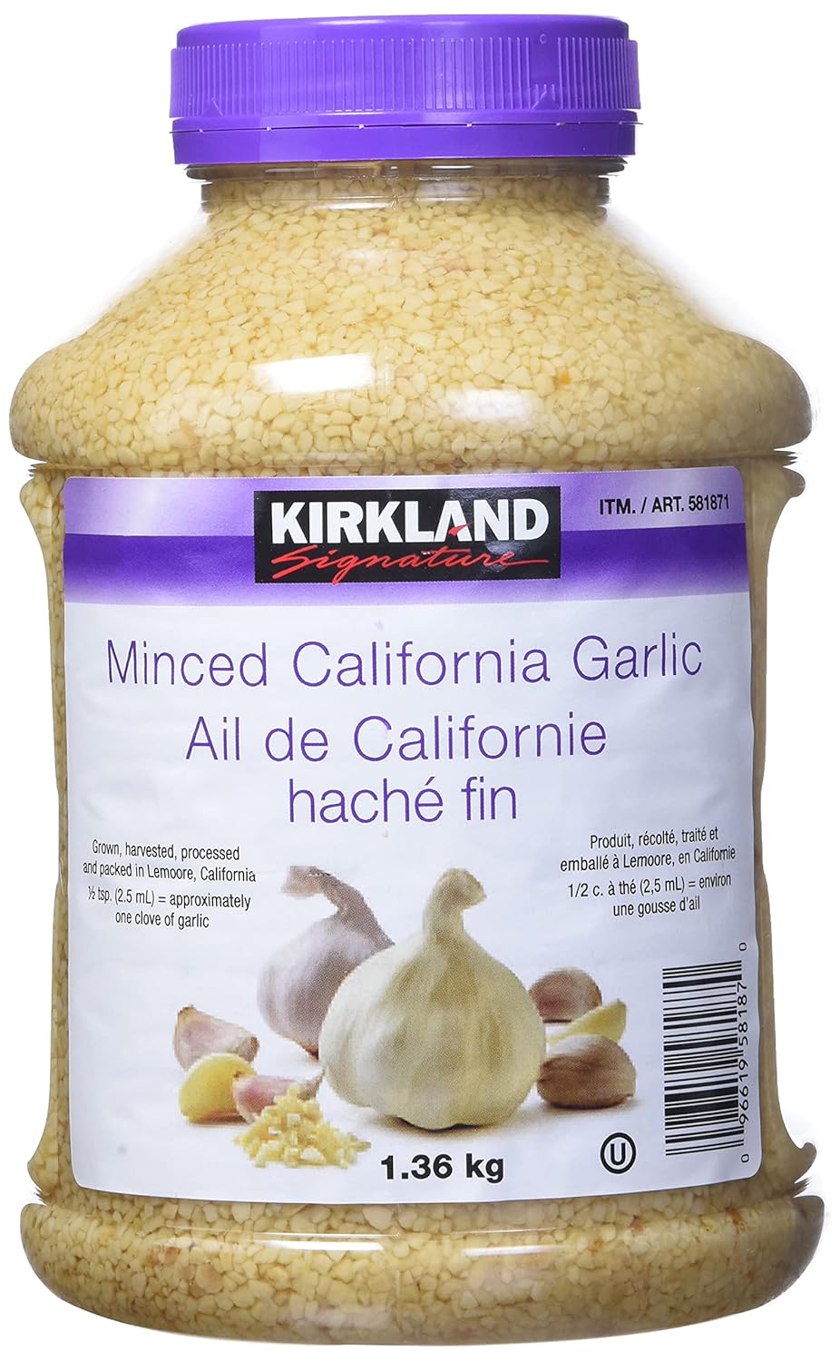 KIRKLAND SIGNATURE California Garlic, Minced