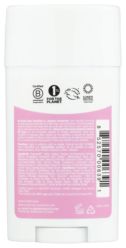 All Good Aluminum Free Deodorant Stick - Natural Deodorant W/Shea Butter & Aloe Vera, Bio-Active Formula, Vegan, Underarm Odor Protection For Men & Women (Cedarwood & Spruce)