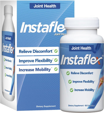 Instaflex Joint Support Supplement - Clinically Studied Joint Relief Blend Of Glucosamine, Msm, White Willow, Turmeric, Ginger, Cayenne, Hyaluronic Acid - 42 Capsules