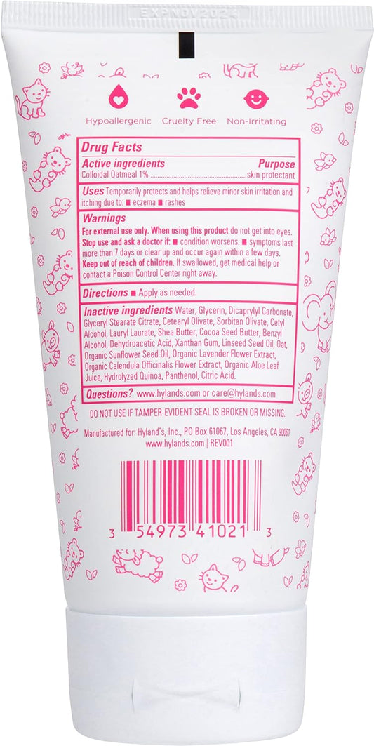 Hyland'S Baby Eczema Cream, Rich Soothing Moisturizer For Eczema Prone Skin, With Colloidal Oatmeal, 5 Ounce