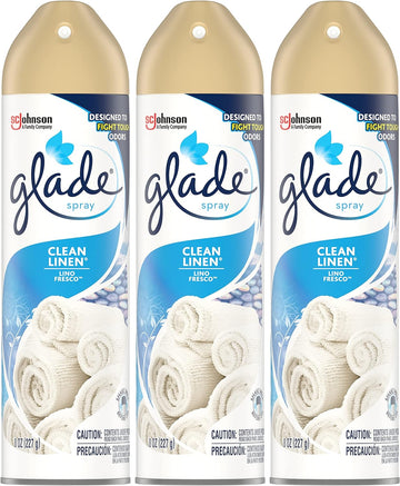 Glade Air Freshener 8 OZ (Pack - 3) , Clean Linen