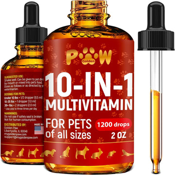 Cat And Dog Vitamins And Supplements | Dog Vitamin | Vitamins For Cats | Multivitamin For Dogs | Cat Supplements & Vitamins | Vitamins For Dogs | Natural Cat Vitamins | 2 Oz