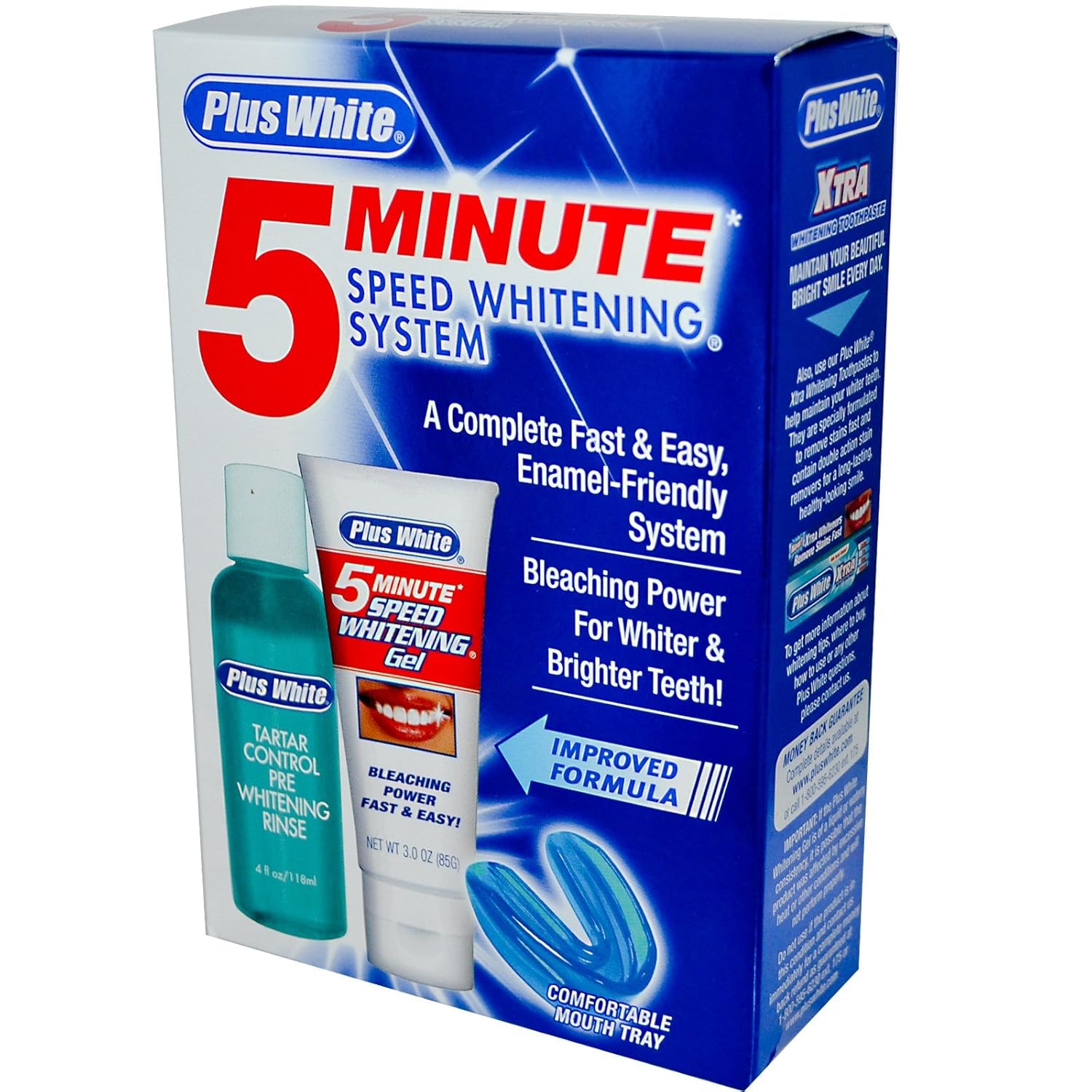 Plus White 5-Minute Speed Whitening System Improved Formula : Health & Household
