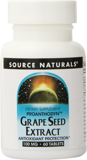 Grape Seed Extract, Proanthodyn 100 mg Antioxidant Protection & Supports Healthy Aging Brain - 60 Tablets