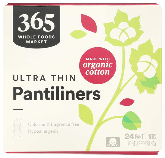 Azalea, Organic Cotton Pantiliners, Ultra Thin, 24 ct