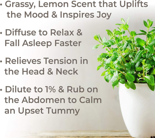 Plant Therapy Melissa Essential Oil 2.5 Ml (1/12 Oz) 100% Pure, Undiluted, Therapeutic Grade