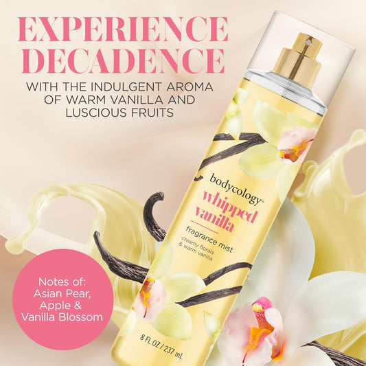 Bodycology Long-Lasting Fragrance Body Mist, Cherry Blossom, 8 Fl Oz