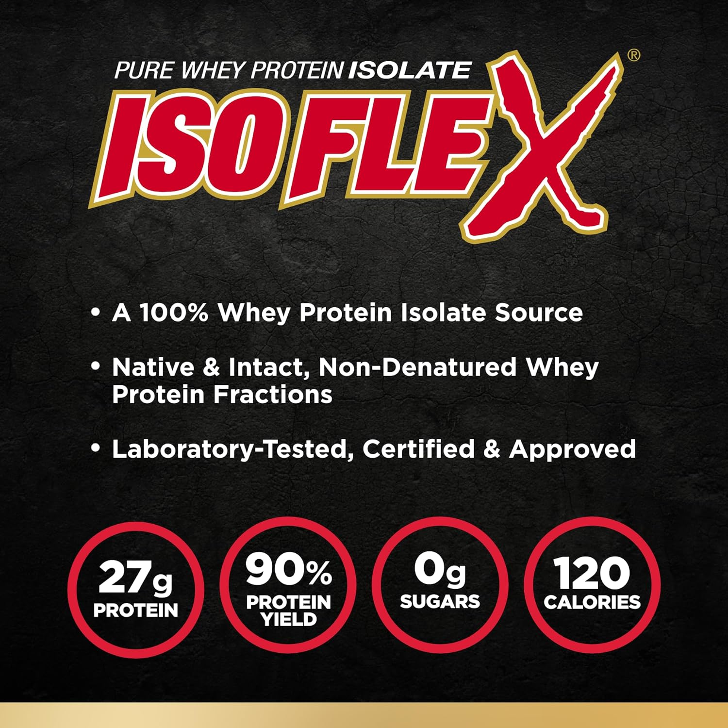 ALLMAX Nutrition - ISOFLEX Whey Protein Powder, Whey Protein Isolate, 27g Protein, Vanilla, 5 Pound : Health & Household