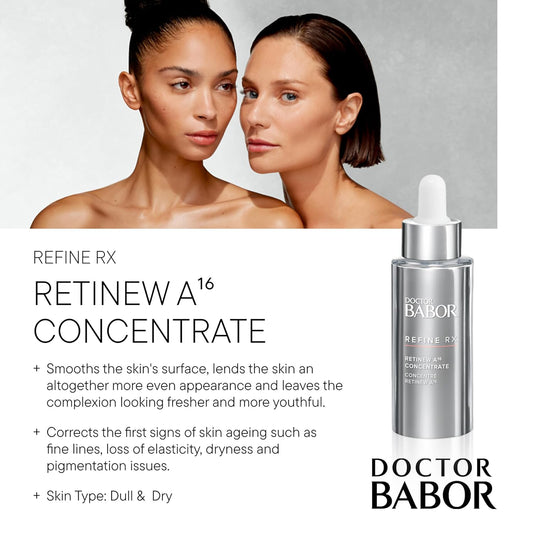 Doctor Babor Refine Rx A16 Concentrate, Regenerative Collagen Boosting Treatment For Stressed And Dull Skin, Compare To Retinol, Safe For Sensitive Skin, Vegan