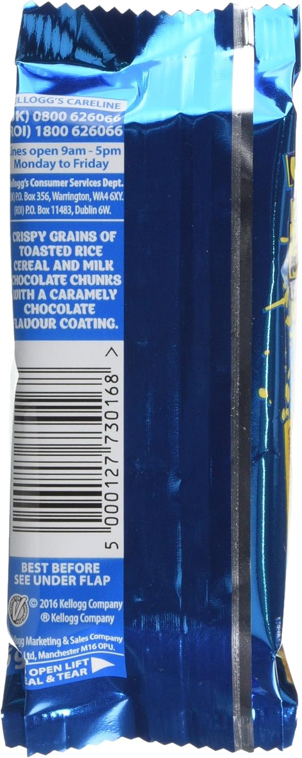 Rice Krispies Squares Chocolate Caramel Bar, 4 x 36 g, Pack of 8 : Amazon.co.uk: Grocery