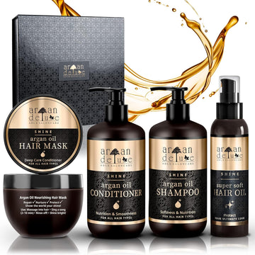 Gift Set For Women - Luxurious Argan Oil Hair Care In Professional Quality - Beauty Gift Set For Mother'S Day & Birthday