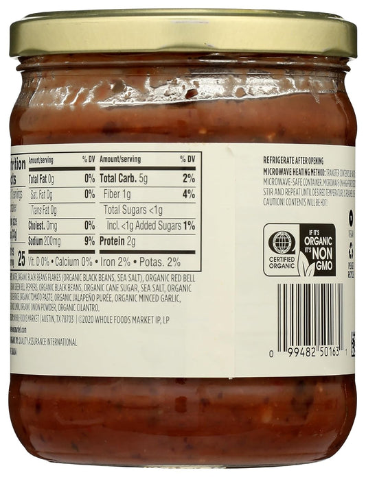 365 By Whole Foods Market, Organic Black Bean Dip, 15 Ounce