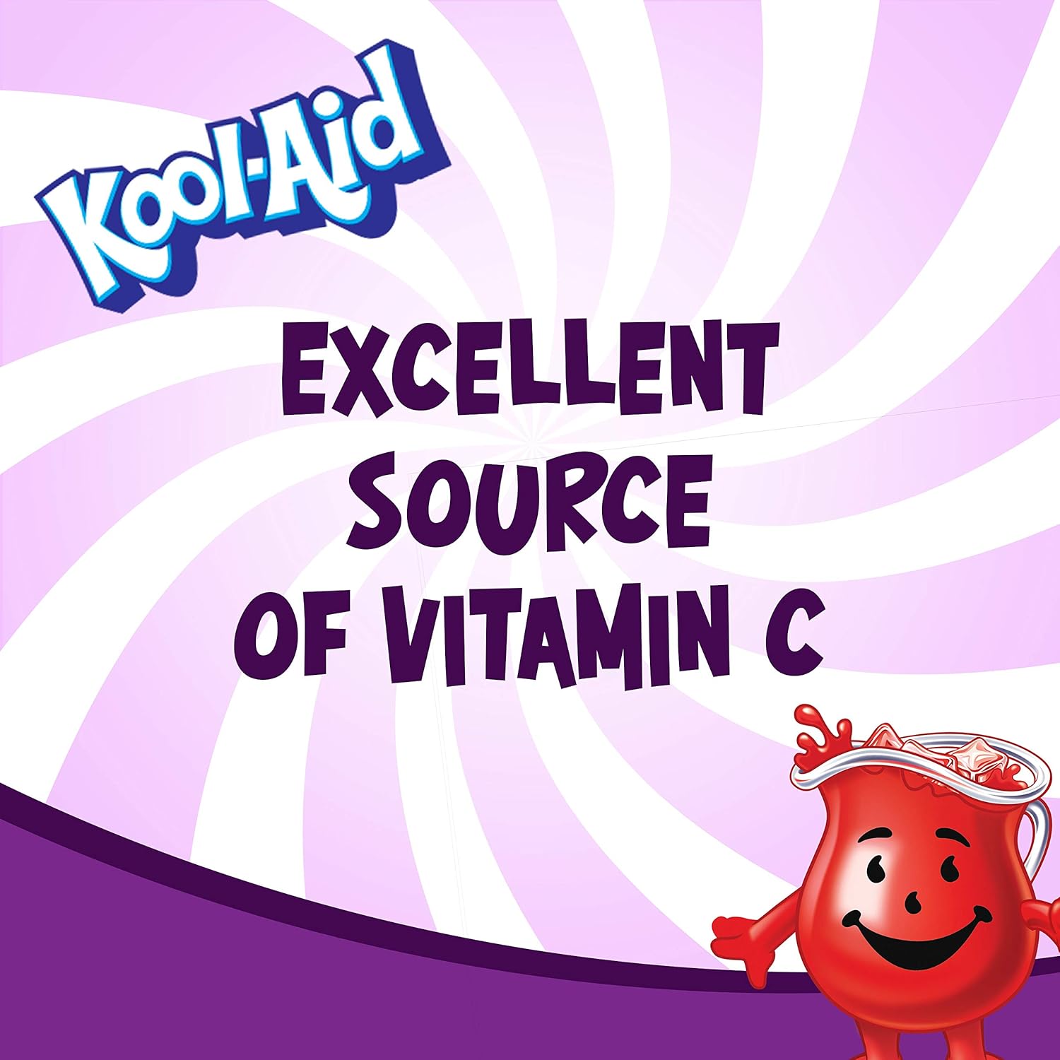 Kool-Aid Caffeine Free Grape Sweetened Powdered Drink Mix 12 Count 19 Oz Canisters