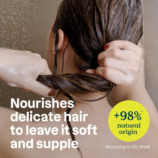 Attitude Hair Conditioner For Sensitive Dry Scalp, Dry And Damaged Hair, Soothing Oat, Naturally Derived Ingredients, Dermatologically Tested, Vegan Detangler, Nourishing, 8 Fl Oz