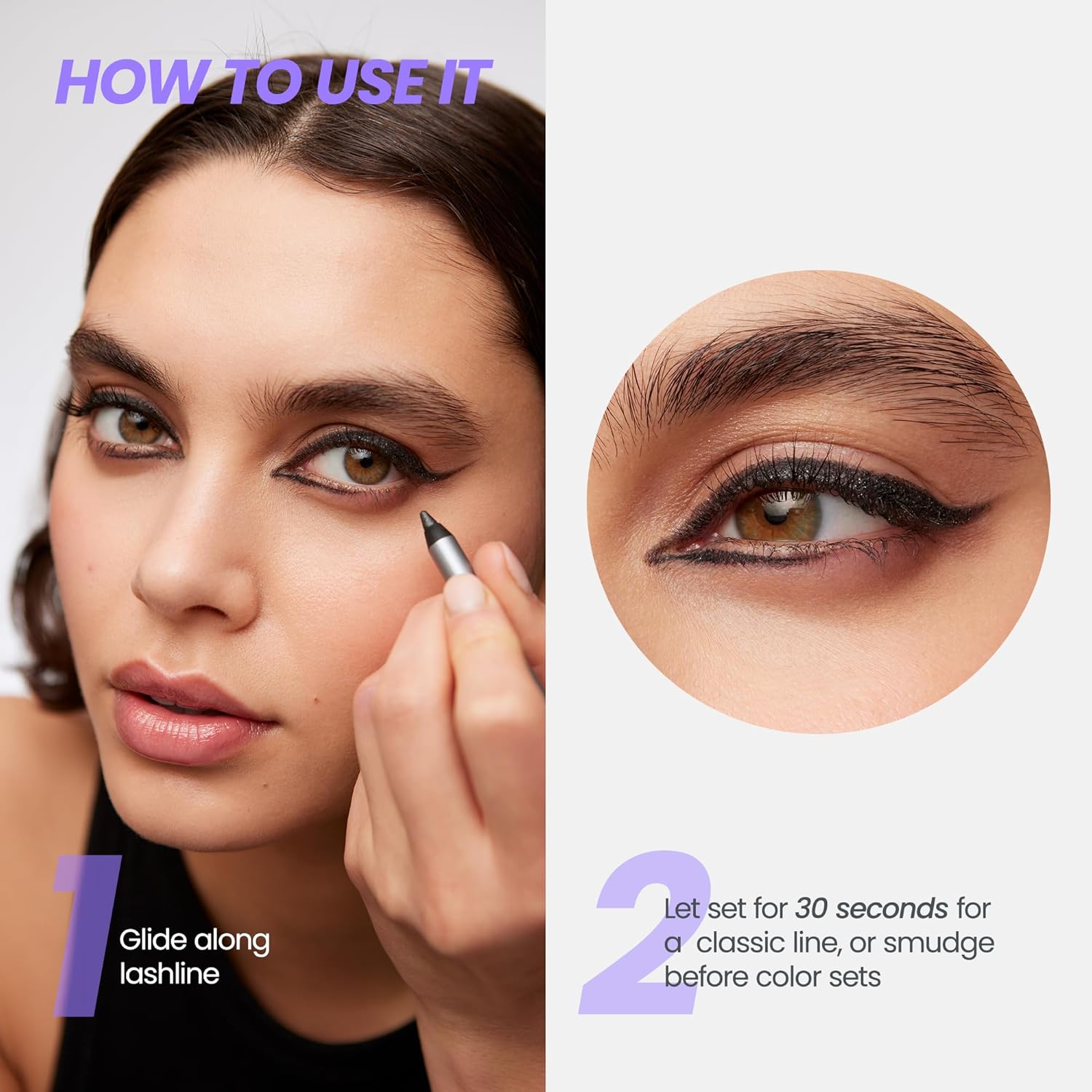 Wonderskin Eyeliner Pencil, 1440 Longwear Brown Eyeliner Pencil, 2 Pack - Waterproof, Sharpenable & Smudge Proof : Amazon.co.uk: Beauty