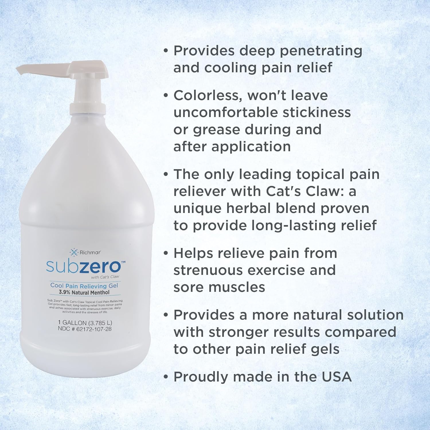 Sub Zero Cooling Pain Relief Gel, 4Oz Tube - Joint Relief And Nerve Pain Relief Cream For Muscle Deep Pain Relief And Arthritis Relief : Health & Household