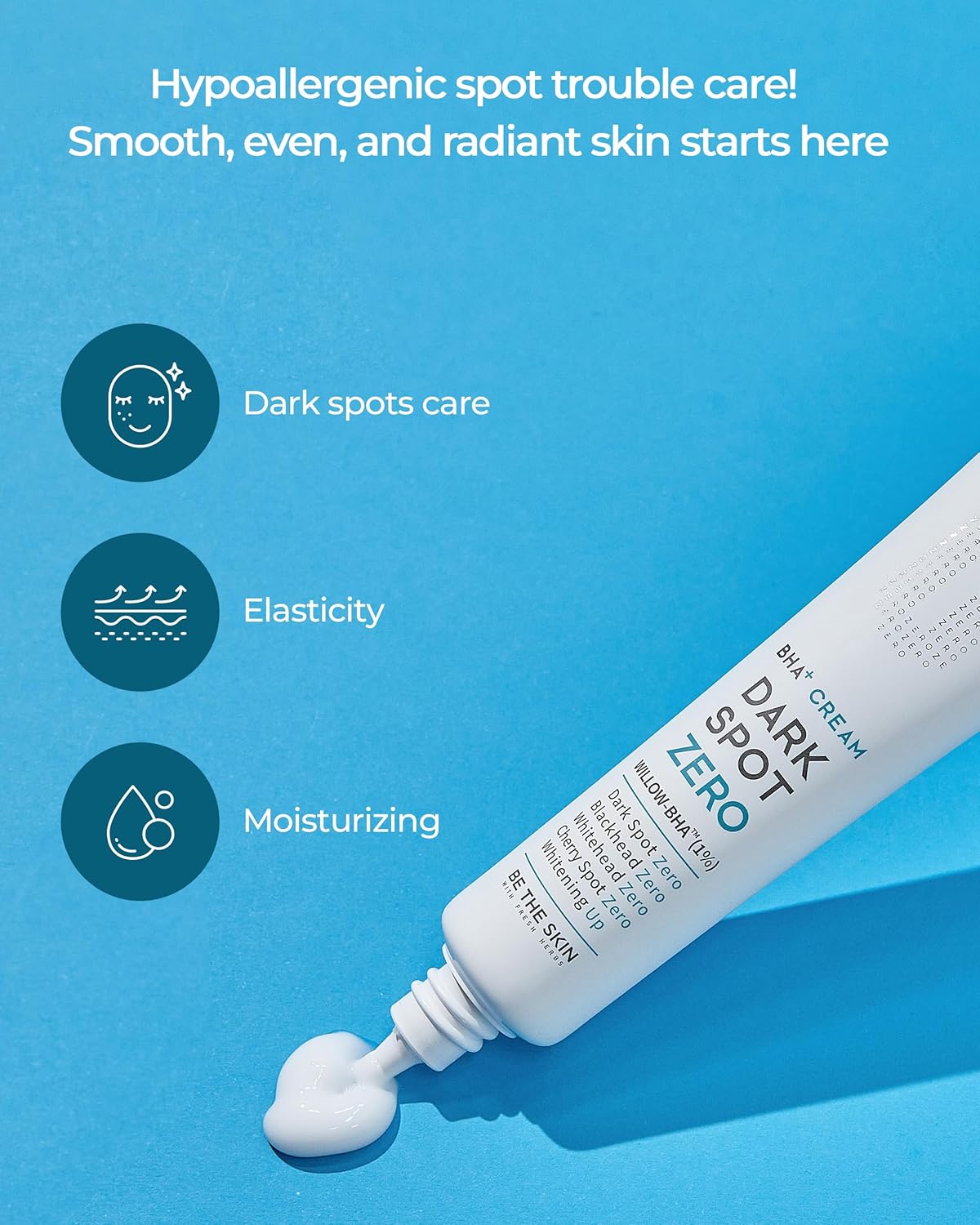 Be The Skin Bha+ Dark Spot Zero Cream - Pore Minimizer Face Moisturizer With Niacinamide, Tranexamic Acid - For Evens Skin Tone, Pore Tightening, Barrier Strenghtening, 1.01Oz. : Beauty & Personal Care