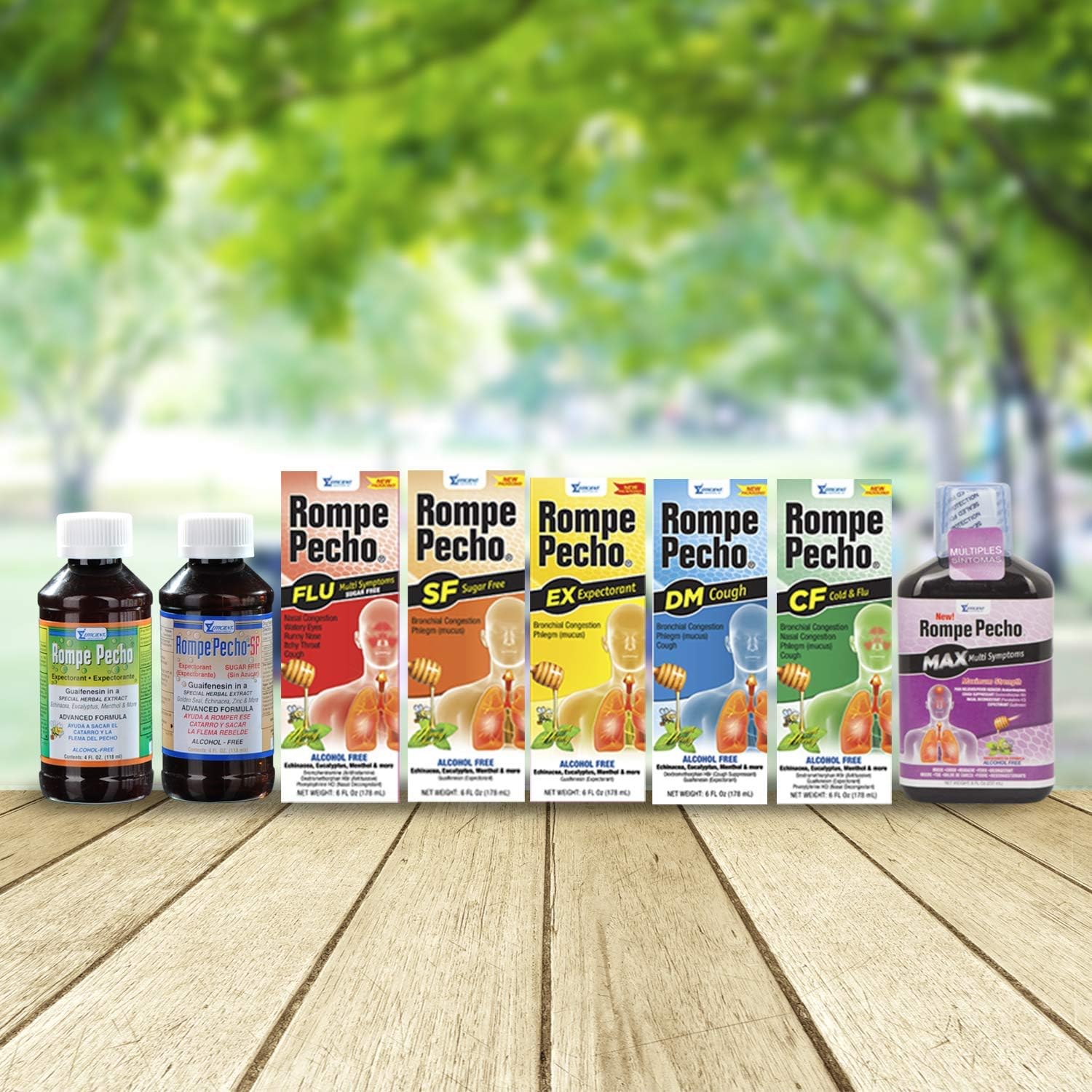 Rompe Pecho Sf (Sugar-Free) 6Oz - Cold & Cough Syrup : Health & Household