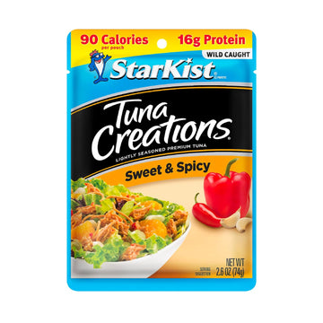 StarKist Tuna Creations, Sweet & Spicy, 2.6 Oz, Packaging May Vary, Pack of 12