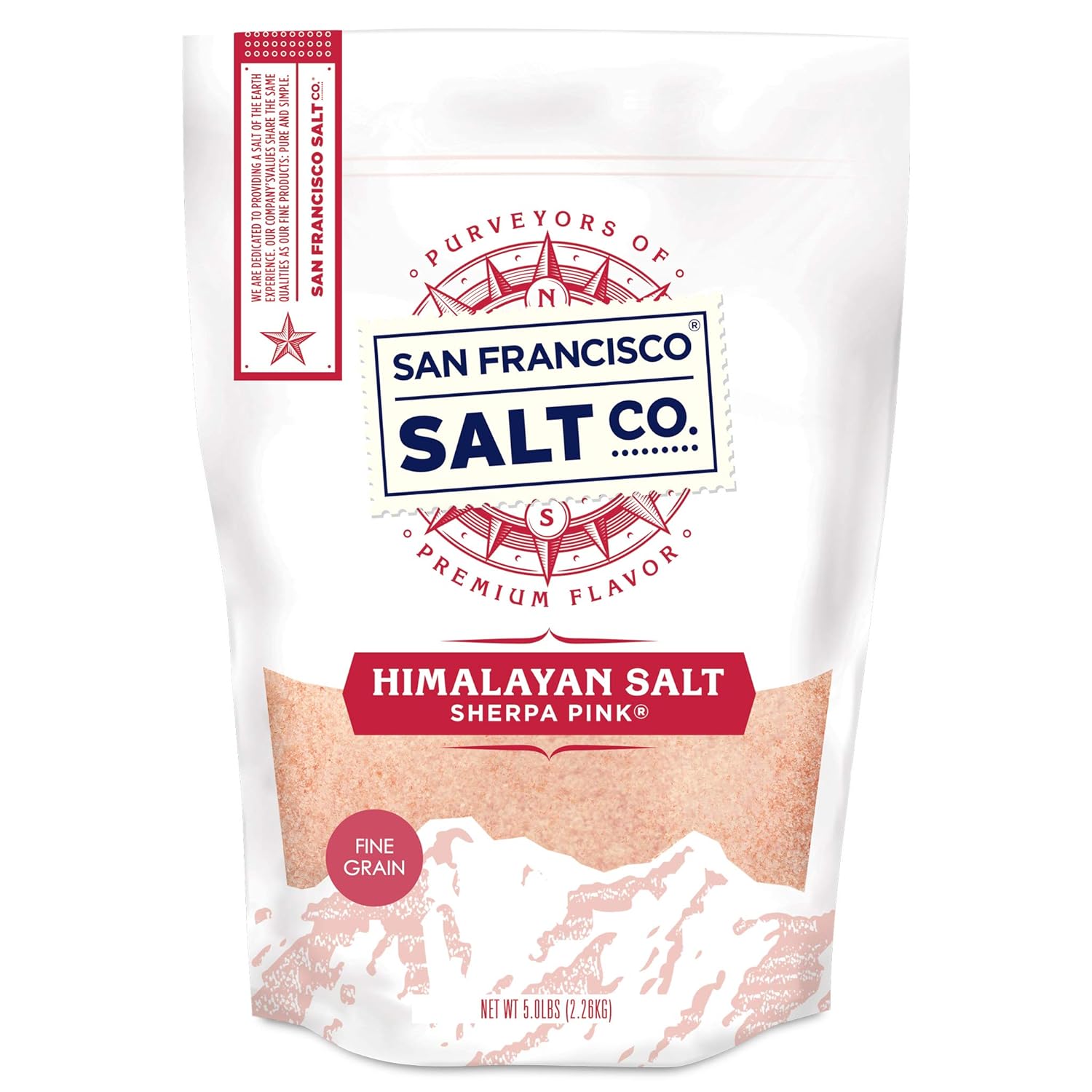 Sherpa Pink Himalayan Salt - 5 Lbs. Fine Grain