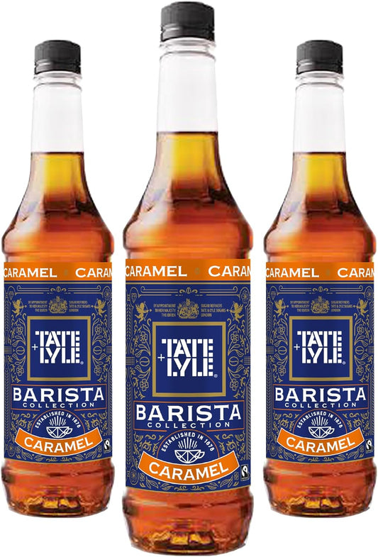 Tate & Lyle Caramel Coffee Syrup 750ml Fairtrade (3 Bottles, No Pump) : Amazon.co.uk: Grocery