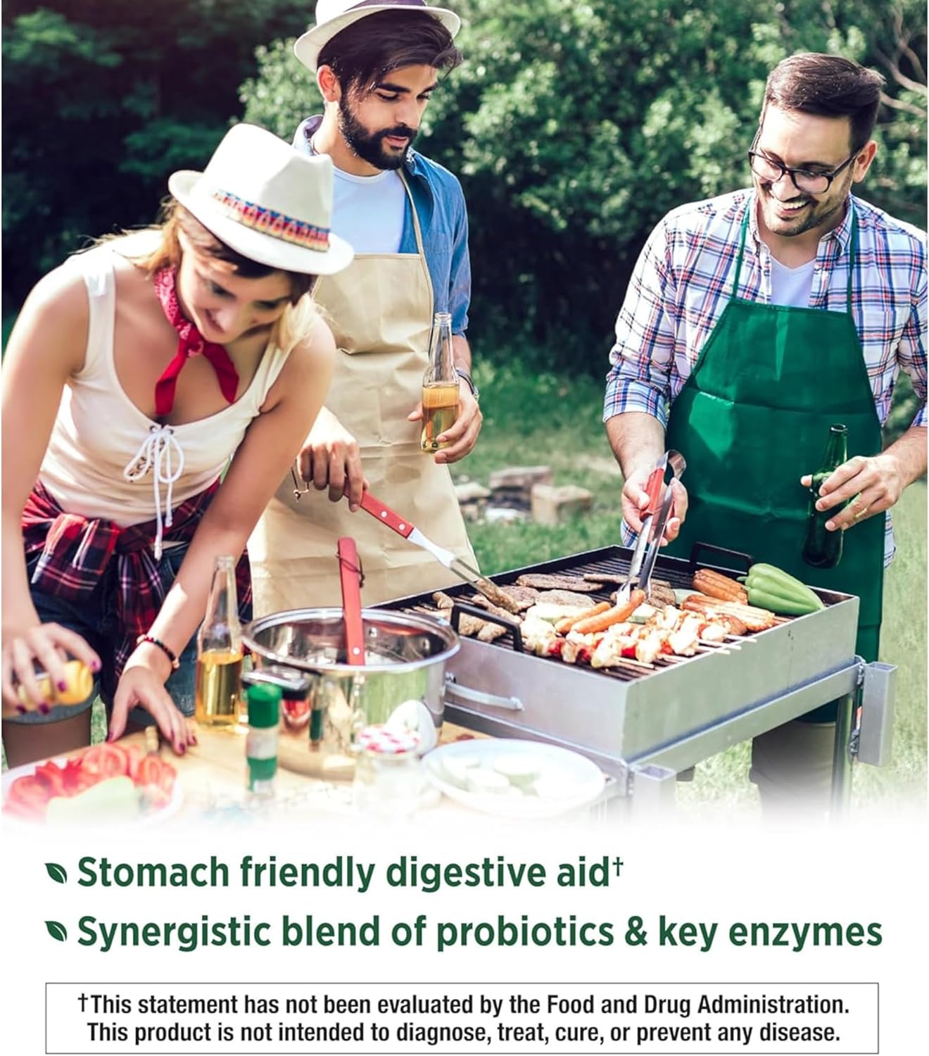 Probiotics and Multi Enzymes with Prebiotics for Digestive Health & Bloating Relief for Women & Men - Dr Vitamin Daily Enzymes & Probiotics for Gut & Digestion – 60 Caps (1 Bottle, 60 Capsules) : Health & Household