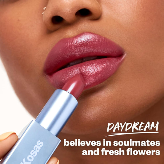 Kosas Weightless Lip Color Nourishing Satin Lipstick - High Impact Lip Color With Clean Formula - Comfy Feel & Soft Finish - Vegas