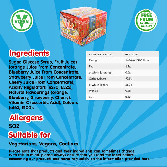 Swizzels Matlow Flic 'N' Lic 24 Pack, Bulk Buy Lollipops For Parties & Events