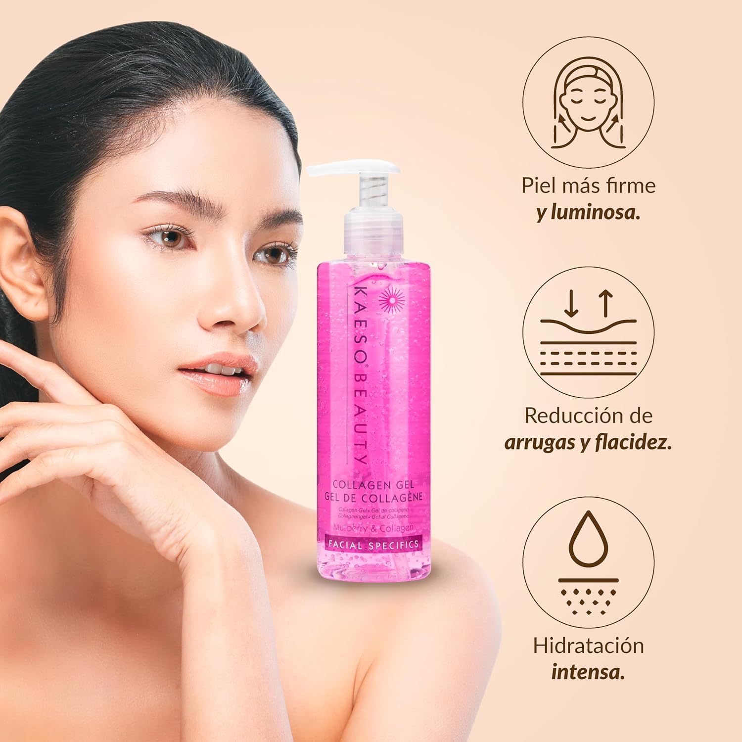 Kaeso Skin Boost Collagen Gel, Anti-Wrinkle, 250 Ml