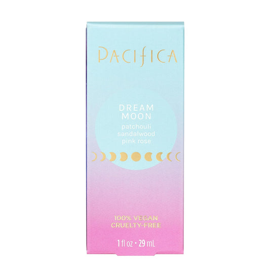 Pacifica Beauty, Dream Moon Spray Perfume, Pink Rose, Sandalwood, Patchouli Notes, Womens Fragrance, Natural & Essential Oils, Clean Fragrance, Vegan & Cruelty Free