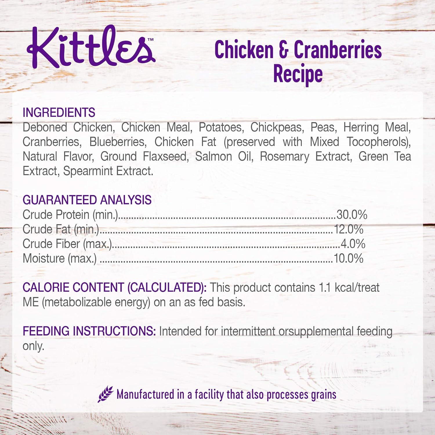 Wellness Crunchy Kittles Cat Treat Variety Pack: Grain-Free, Made with Natural Ingredients and Real Protein (Chicken, Salmon, Tuna Varieties) : Pet Supplies