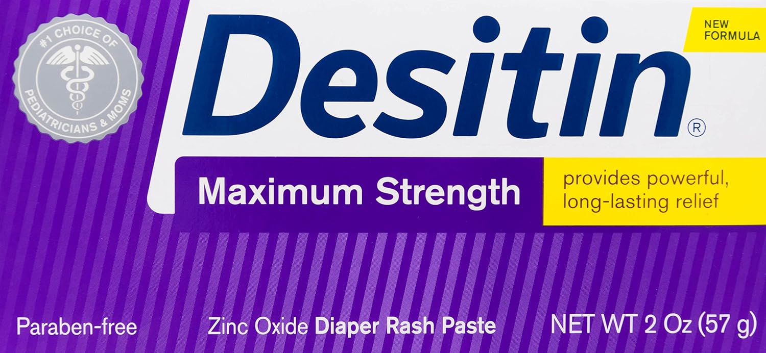 Desitin Maximum Strength, Diaper Rash paste with Zinc Oxide , 2 Oz (57 g)