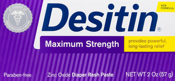 Desitin Maximum Strength, Diaper Rash paste with Zinc Oxide , 2 Oz (57 g)