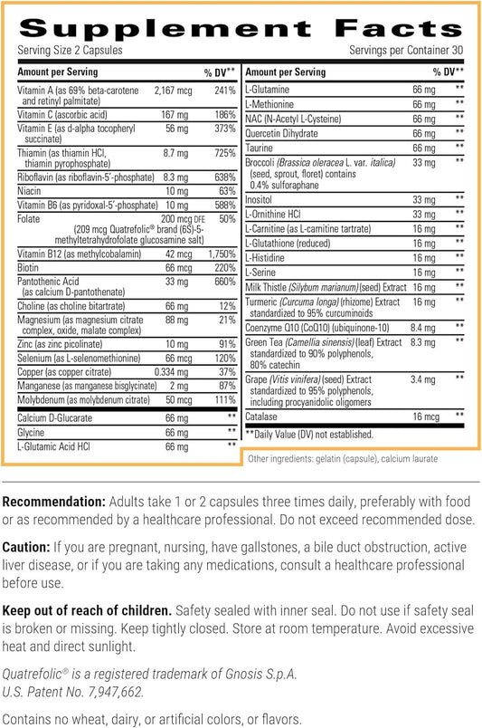 Integrative Therapeutics - Detoxication Factors - Phase I And Ii Detoxication Support - 60 Capsules