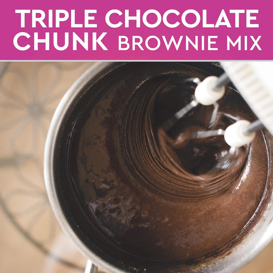 Duncan Hines Signature Triple Chocolate Chunk Brownie Mix, 18 Oz