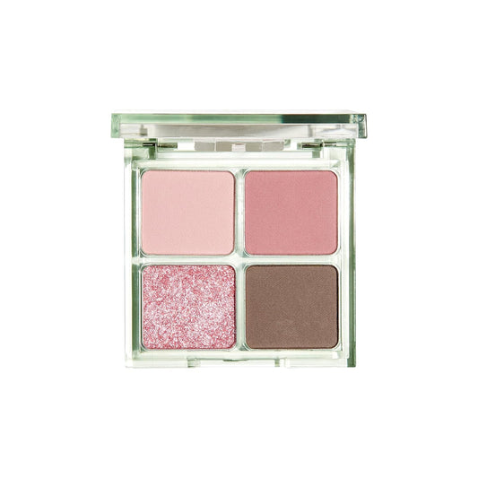 The Face Shop Fruta Eyeshadow Moment Palette | Variaty Colors,Easy Blur,Compact Size | Piglet,Bring-On Berry,Pink Factory & Choco Dance | 1.2G X 4,K-Beauty