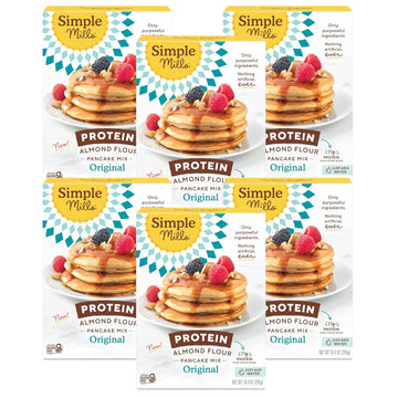 Simple Mills Almond Flour Pancake & Waffle Mix, Gluten Free, 10.4 Ounces (Pack Of 6)