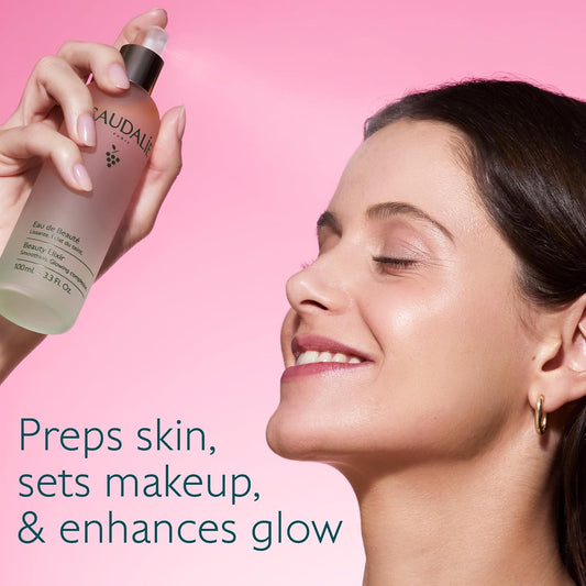 Caudalie Beauty Elixir Face Mist: Toner That Tightens Pores + Reduces Dullness + Sets Makeup