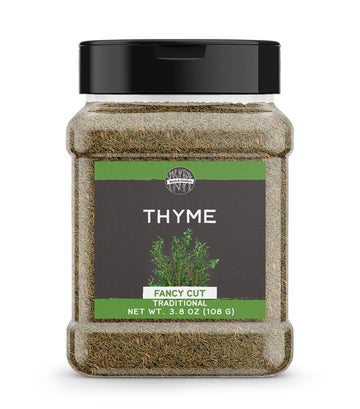 Birch & Meadow Fancy Cut Thyme Leaves, 3.8 Oz, Aromatic, Traditional