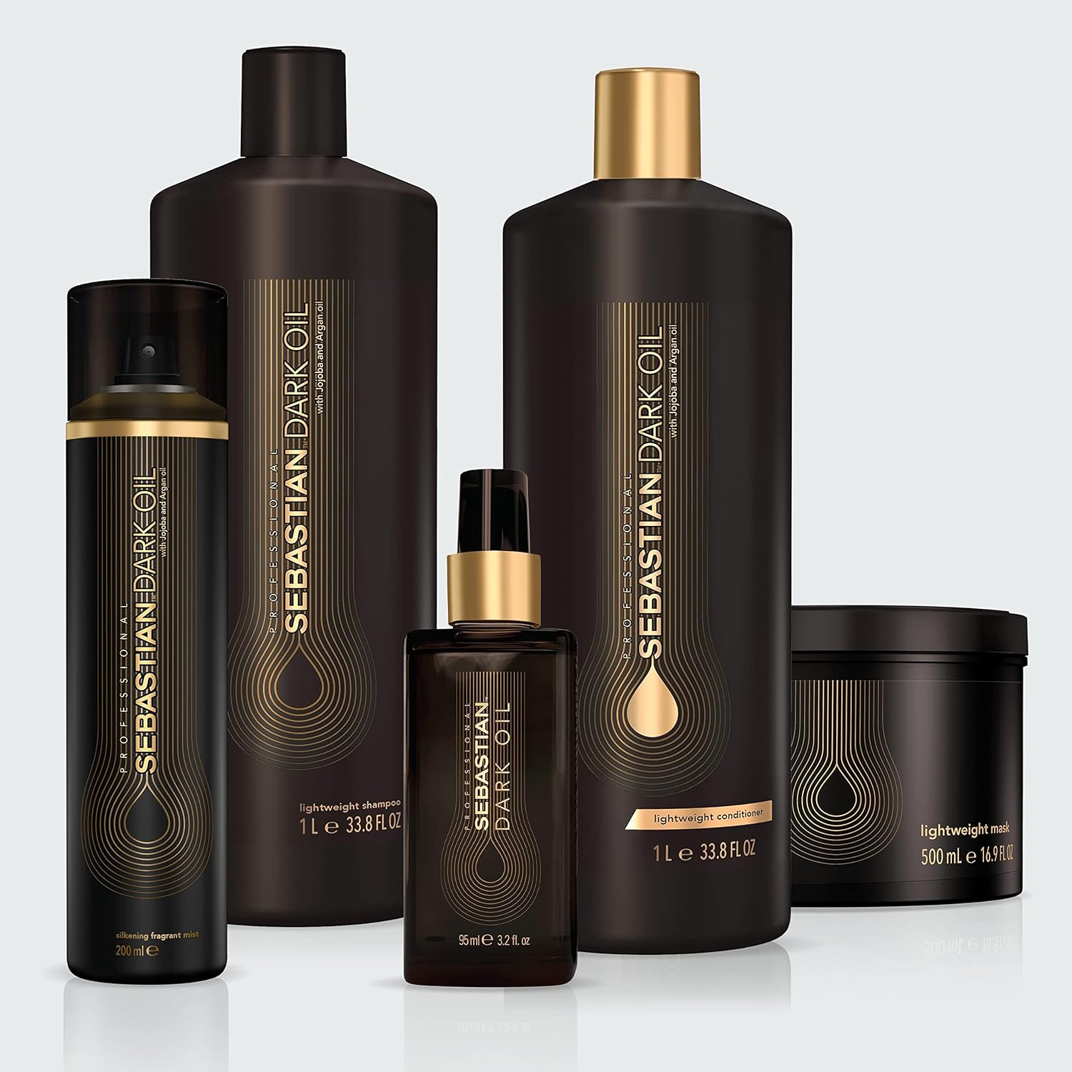 Sebastian Professional Dark Oil Lightweight Mask | Smoothen & Nourish | Add Natural Body | For All Hair Types