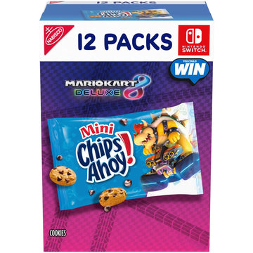 Chips Ahoy! Mini Original Chocolate Chip Cookies, 12 Snack Packs