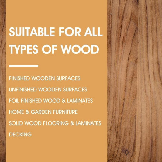 Furniture Clinic Wood Cleaner | Restore & Spot Clean Flooring, Decking & Other Wood Surfaces (500ml / 17oz)