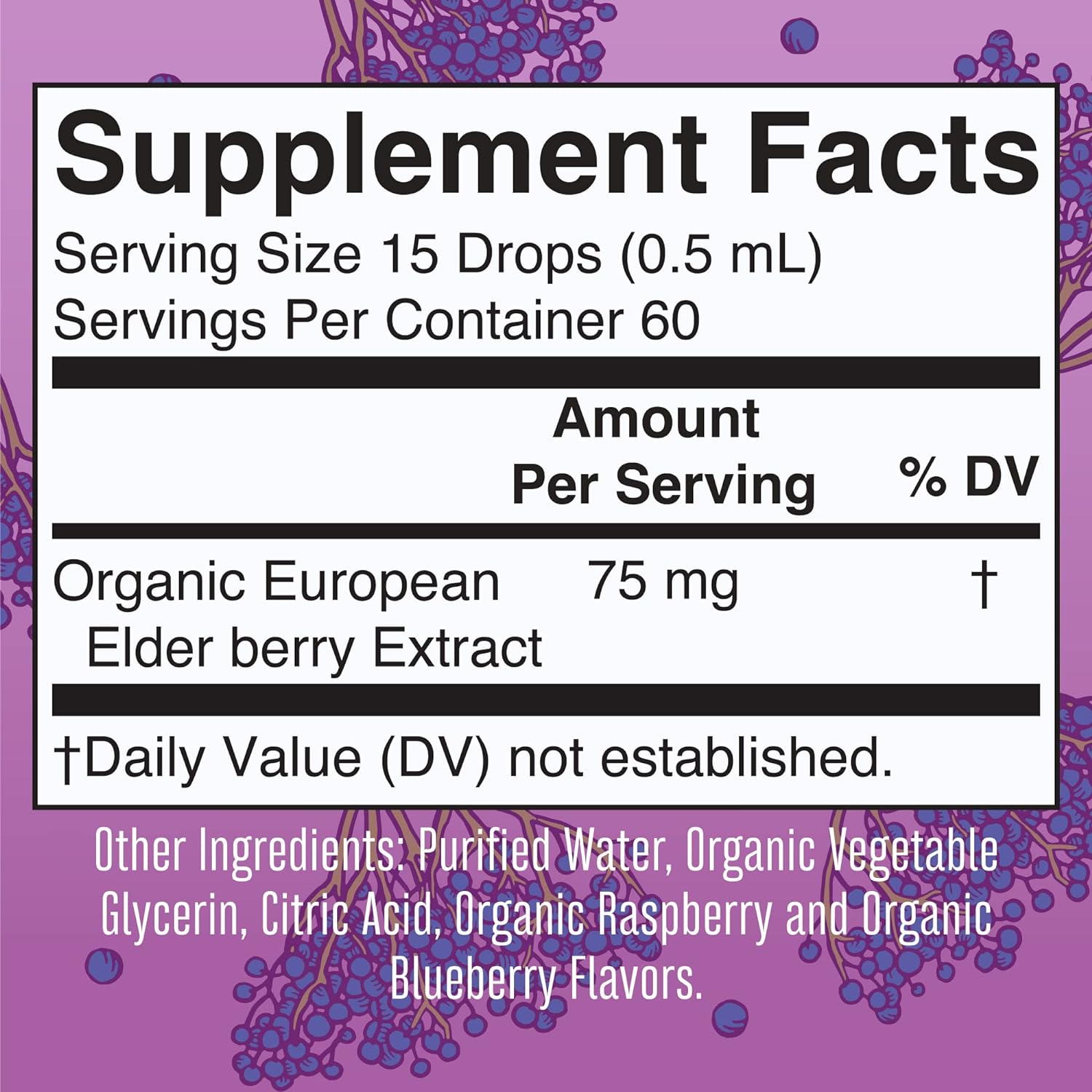 MaryRuth Organics Cocomelon Kids Elderberry Syrup, USDA Organic Elderberry, Sugar Free Kids Immune Support Supplement for Ages 4-13 Years, Clean Label Project Verified®, Vegan, Gluten Free, 1 Fl Oz : Health & Household