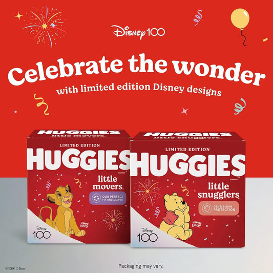 Huggies Little Snugglers Baby Diapers, Size Newborn (Up To 10 Lbs), 31 Ct, Newborn Diapers (Pack Of 2)