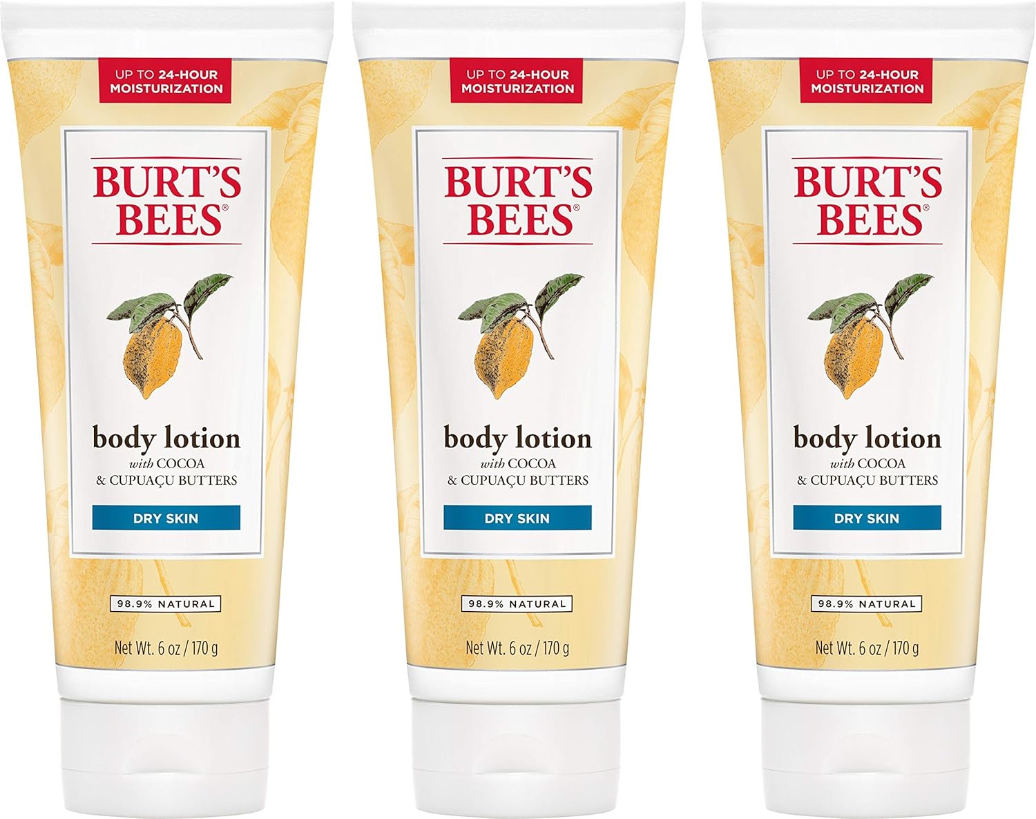 Burt’S Bees Butter Body Lotion For Dry Skin With Cocoa & Cupuaçu, 6 Oz (Package May Vary)